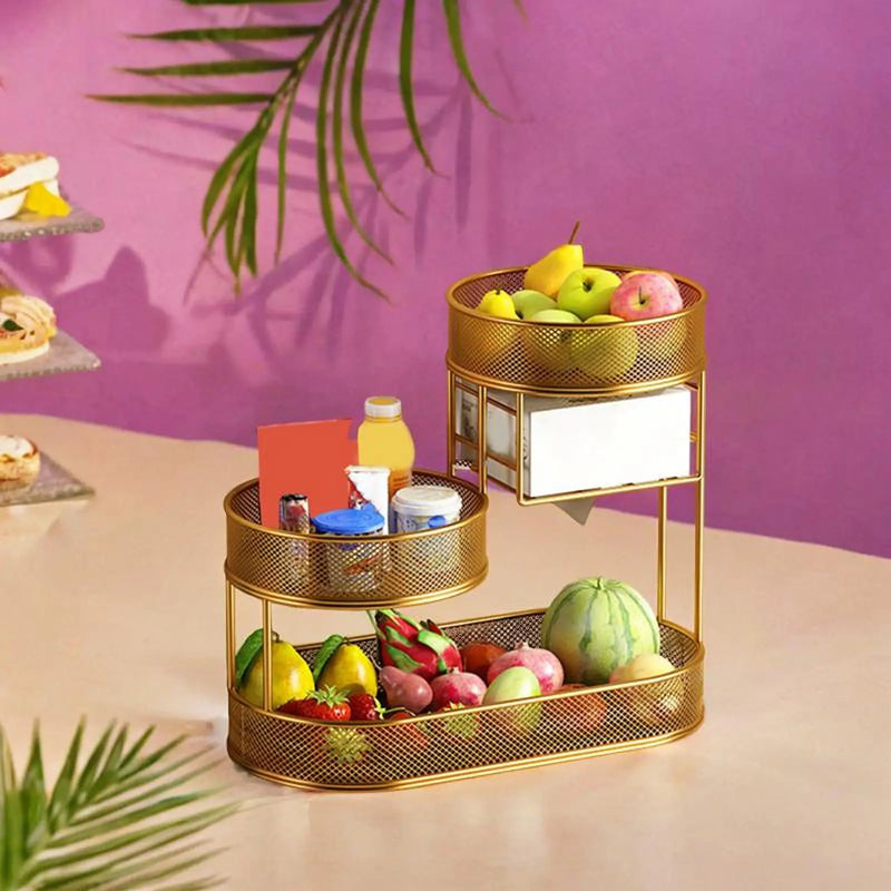 FruitElegance – Metall-Drahtkorb für Obst & Gemüse