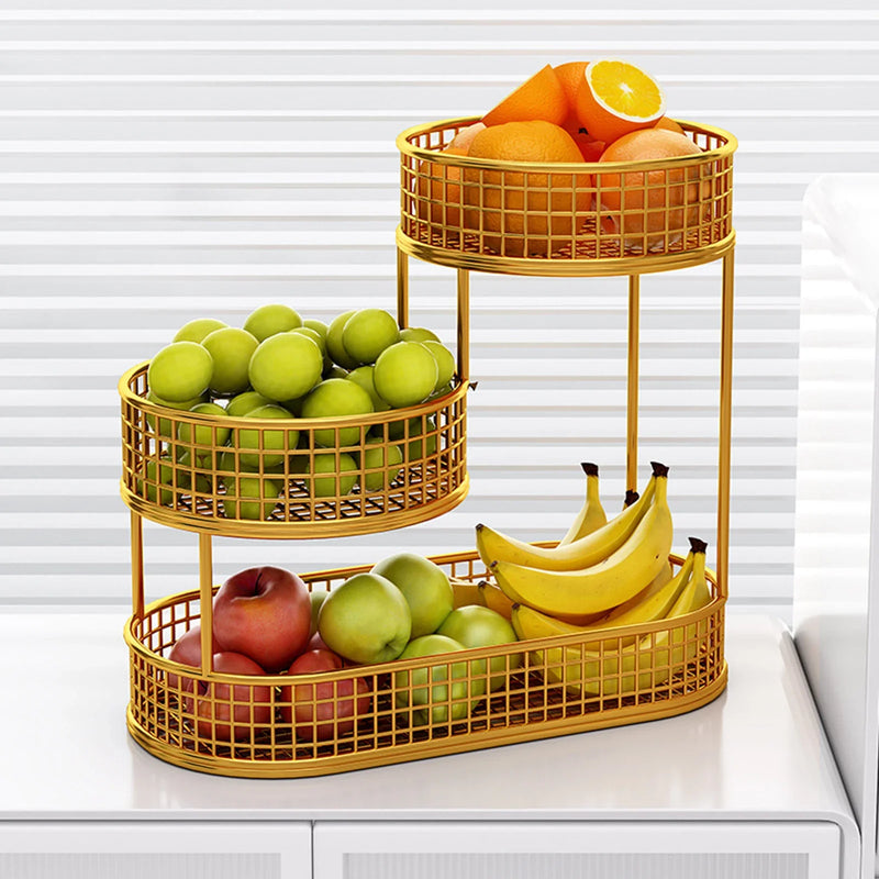 FruitElegance – Metall-Drahtkorb für Obst & Gemüse