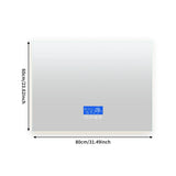 LuxoClear LED-Badezimmerspiegel 60x80cm