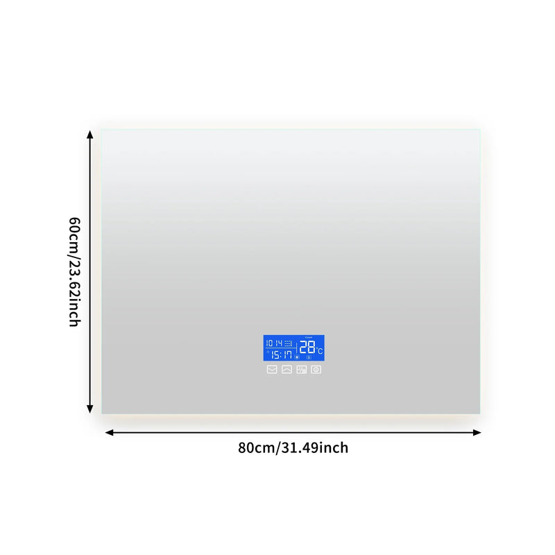 LuxoClear LED-Badezimmerspiegel 60x80cm