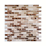 Golden Mosaic Luxe – Selbstklebende Wandfliesen