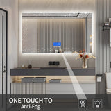 LuxoClear LED-Badezimmerspiegel 60x80cm