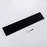 DUOWARE Wandregal Schwarz/Weiß – Aluminium Organizer für Bad, Küche oder Schlafzimmer