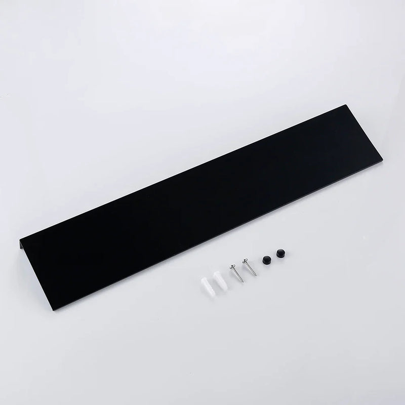 DUOWARE Wandregal Schwarz/Weiß – Aluminium Organizer für Bad, Küche oder Schlafzimmer