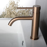 ROSEVÉRA Brushed Gold – Design Waschtischarmatur aus Edelstahl (Einloch, Einhebel)