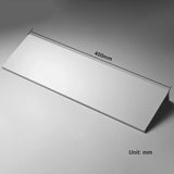 DUOWARE Wandregal Schwarz/Weiß – Aluminium Organizer für Bad, Küche oder Schlafzimmer