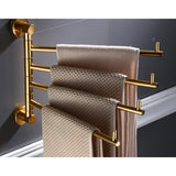 Faltbarer Handtuchhalter | 35–40 cm | Aluminiumlegierung | Gold oder Messing