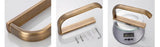 AuroraBrass – Premium Toilettenpapierhalter aus Kupfer & Messing in Gebürstetem Finish