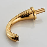 Goldener Waschtischhahn - 8 Zoll Spreizung | Doppelgriff | Klassisches Design | Deck Fitting