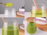 SchaumKrone Matcha-Aufschäumer – Elektrischer Matcha-Schäumer aus Edelstahl | Batteriebetriebener Getränkeschäumer | Cremiger Milchschaum und Matcha in Sekunden