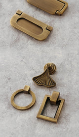 Bronvella ArcRetro Möbelgriff in Antik-Kupfer