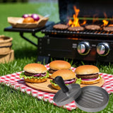GrillMaster Burgerpresse – Aluminium Hamburgerformer für BBQ & Küche