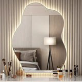 NordiGlow Irregular LED-Spiegel – Skandinavisches Design