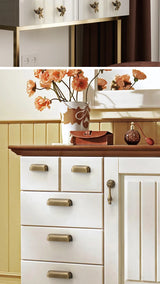 Bronvella ArcRetro Möbelgriff in Antik-Kupfer