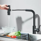 Ausziehbarer Küchenhahn SteelFlex Gun Grey