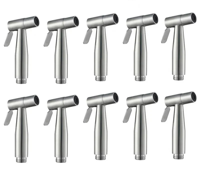 PureJet Handbrause für Toilette – Handbidet aus Edelstahl – Selbstreinigend, wandmontiert & kraftvoller Wasserstrahl