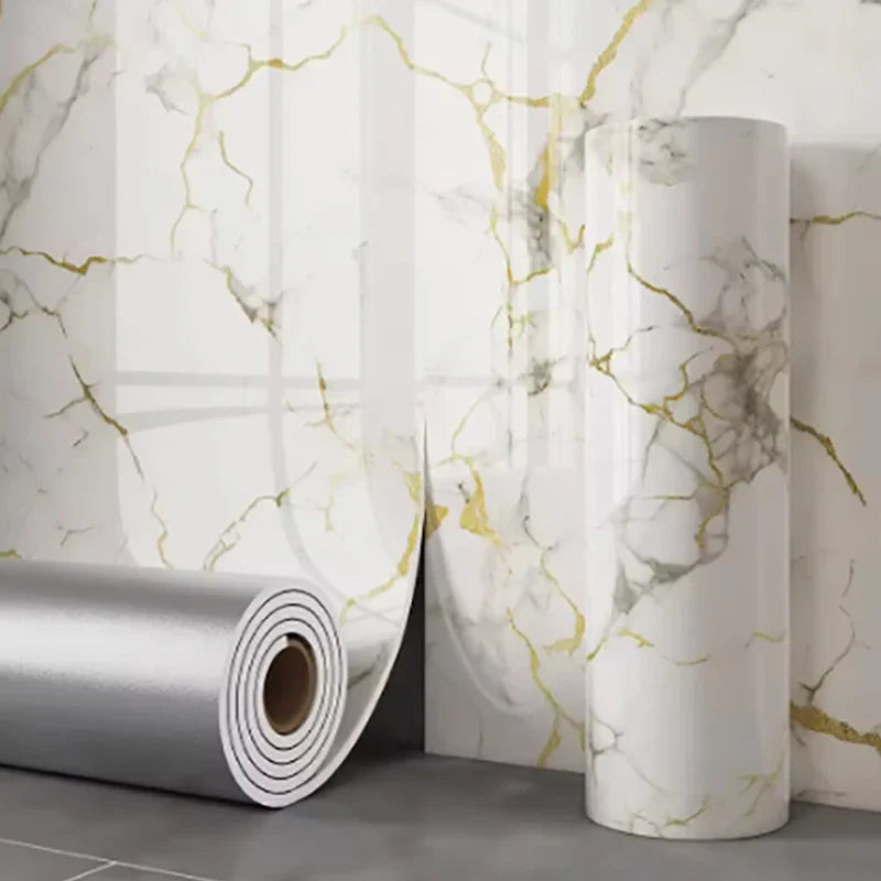 MarbleDream – Luxuriöse Selbstklebende Marmor-Tapete mit Schaumstruktur