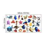 AquaKids 3D Wandsticker Meerestiere