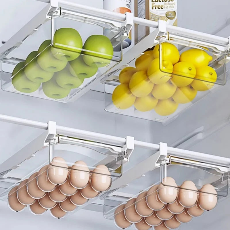 FridgeMaster – Transparente Küchenbox für Obst, Gemüse und Eier