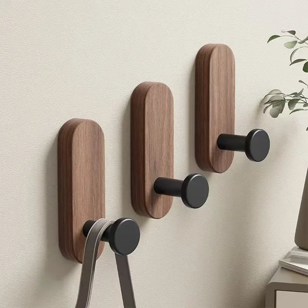 NordicWood Wandhaken aus Walnussholz