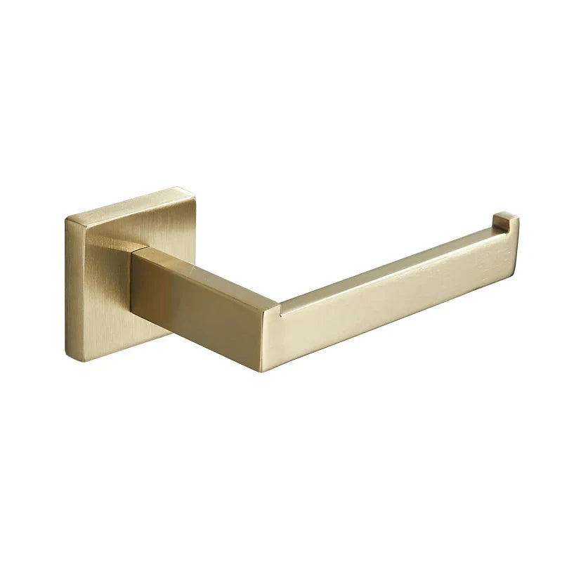 Papierrollenhalter aus 304 Edelstahl, goldfarben, für Badezimmer
