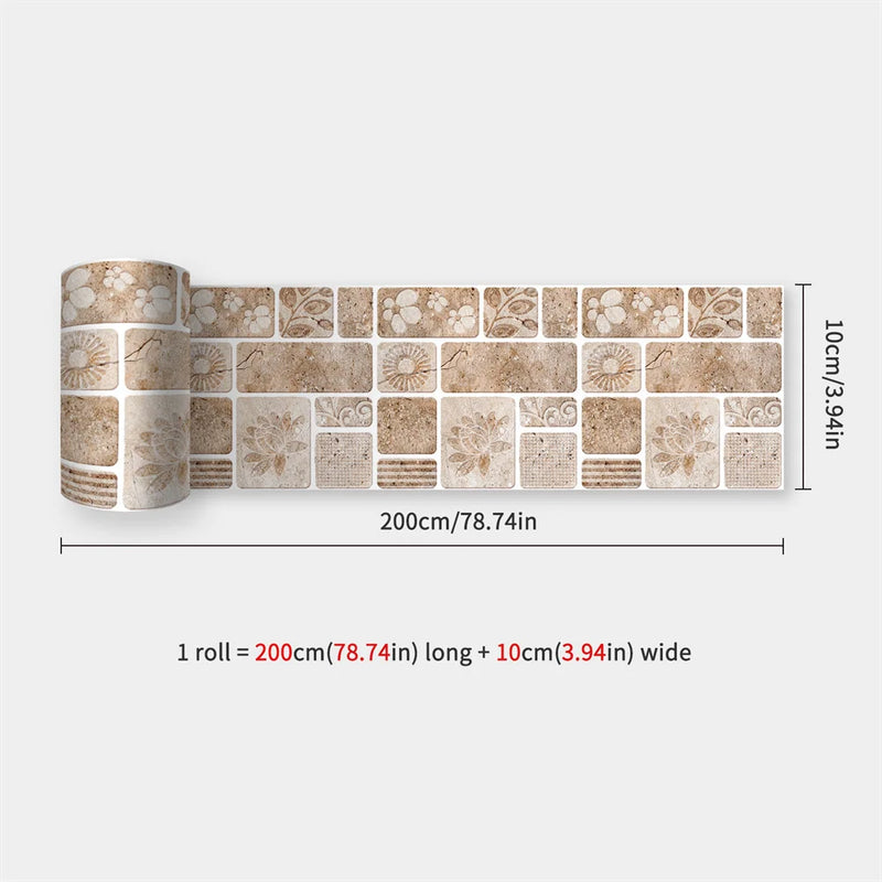 DecoMosaic Wasserdichte Mosaik Wandaufkleber