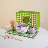 MatchaGenuss Keramik-Teeset – Japanisch Inspiriertes Matcha-Set mit Teeschale & Bambusbesen | Mehrteiliges Zubehörset | Für Matcha-Zubereitung & Teezeremonie