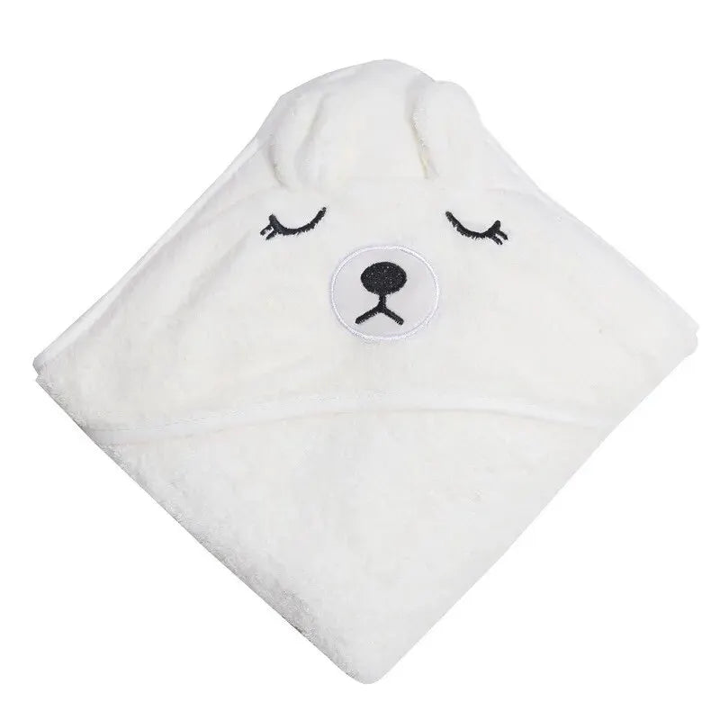 Baby Badeumhang | mit Kapuze & Cartoon-Design