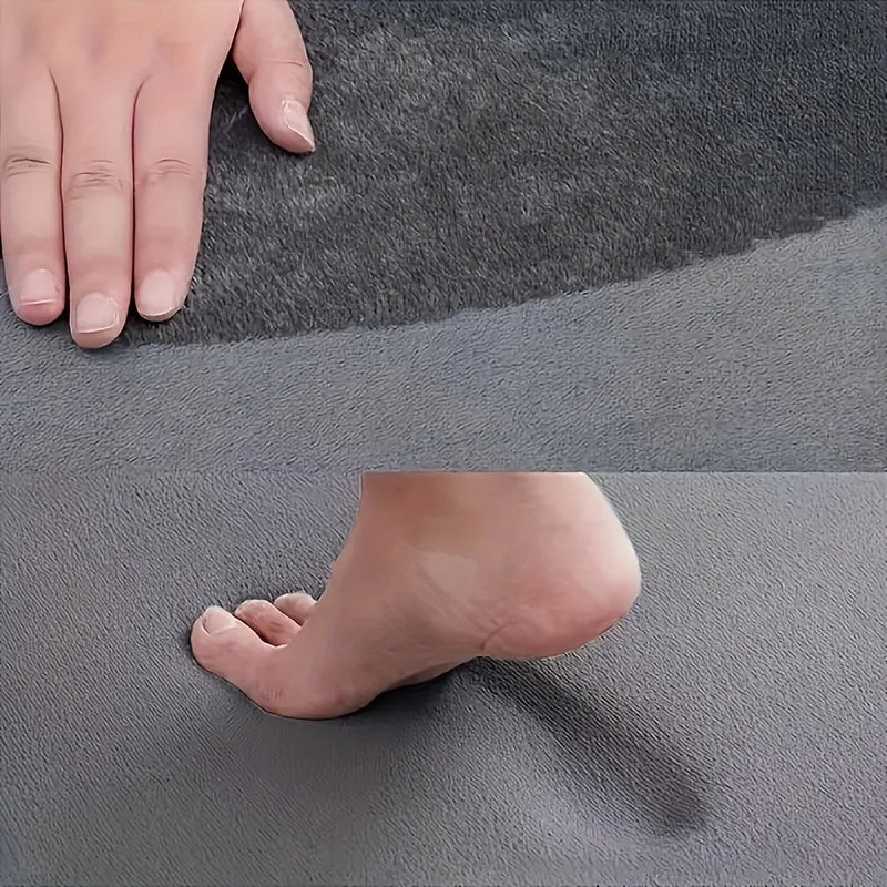 LushStep L-förmige Badematte – Dicke, rutschfeste und superweiche Matte – Für Dusche, Badezimmer und Eingangsbereich