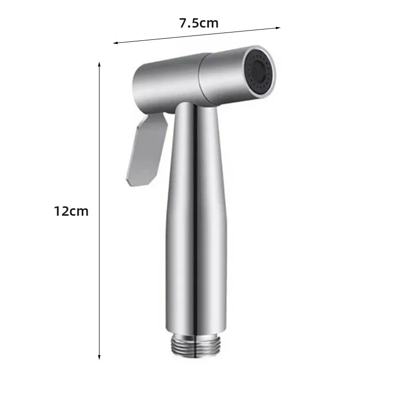 Toilettenbrause / Bidetarmatur – Edelstahl | Horizontaler Strahl