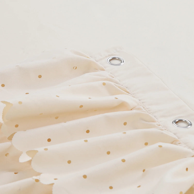 BohoChic Duschvorhang – Beige/Altes Elfenbein