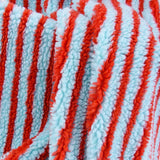 LambSoft Stripe Jacquard Lammfleece Stoff – Weiches Premium-Textil für Kinderkleidung & DIY