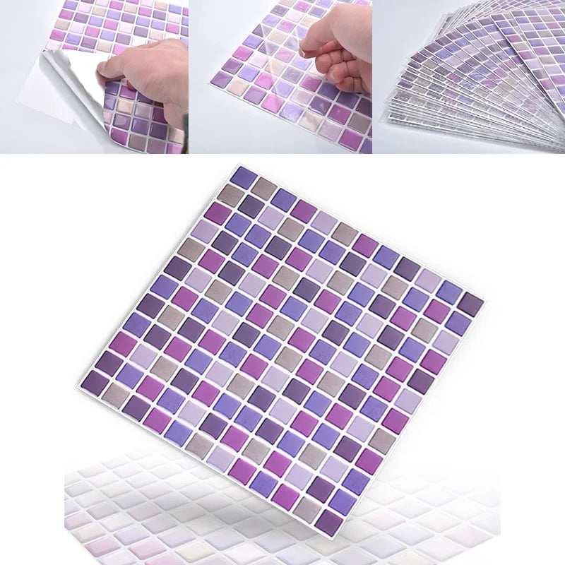 CrystalMosaic 3D Fliesenaufkleber