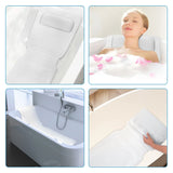 HydroComfort Rutschfeste Badewannenmat mit Kissen