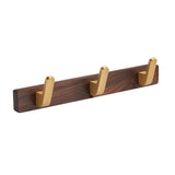 WalnutHook – 3-Haken Handtuchhalter aus Holz & Metall