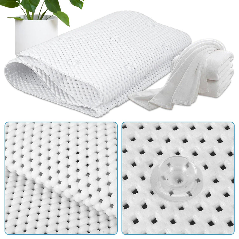 HydroComfort Rutschfeste Badewannenmat mit Kissen