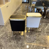 GoldenSlim Moderner Mülleimer mit Deckel
