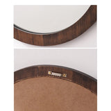 NordicFrame Glas Wandspiegel mit Holzrahmen