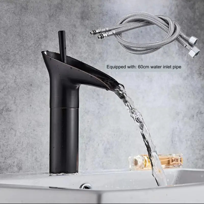 Luxuriöse Wasserfall-Waschtischarmatur