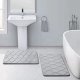 SoftStep Badematte Komfort – Memory-Schaum Teppich | Rutschfest & Saugstark | Weiches Badezimmer Erlebnis