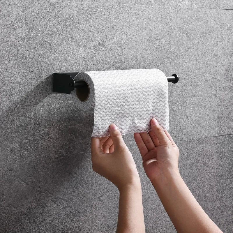 LUXROLLO – Selbstklebender Edelstahl Toilettenpapierhalter (Verlängert & Bohrenfrei)