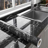 MarbleShield – Luxus Marmor-Selbstklebefolie für Küche & Möbel