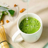 SchaumKrone Matcha-Aufschäumer – Elektrischer Matcha-Schäumer aus Edelstahl | Batteriebetriebener Getränkeschäumer | Cremiger Milchschaum und Matcha in Sekunden