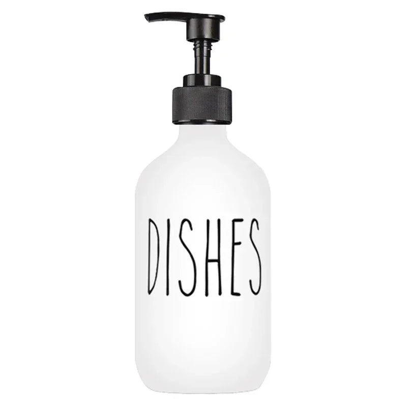 SoapElegance 500 ml schwarzes Seifenspender-Set