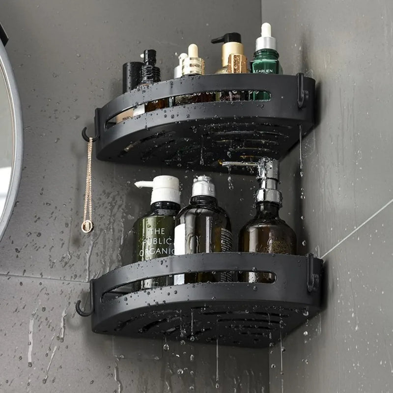 AQUAFIX Selbstklebender Dusch-Organizer – Stark haftend, bohrfrei & wasserdicht