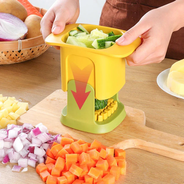 ChopMaster – Multifunktionaler Gemüseschneider & Pommes-Schneider mit Handdruckmechanismus