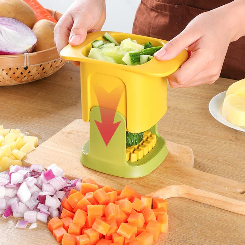 ChopMaster – Multifunktionaler Gemüseschneider & Pommes-Schneider mit Handdruckmechanismus