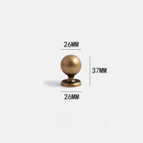 BronzaSphere Massivmessing Möbelknöpfe – Moderne & Antik-Bronzene Griffe für Schränke und Schubladen