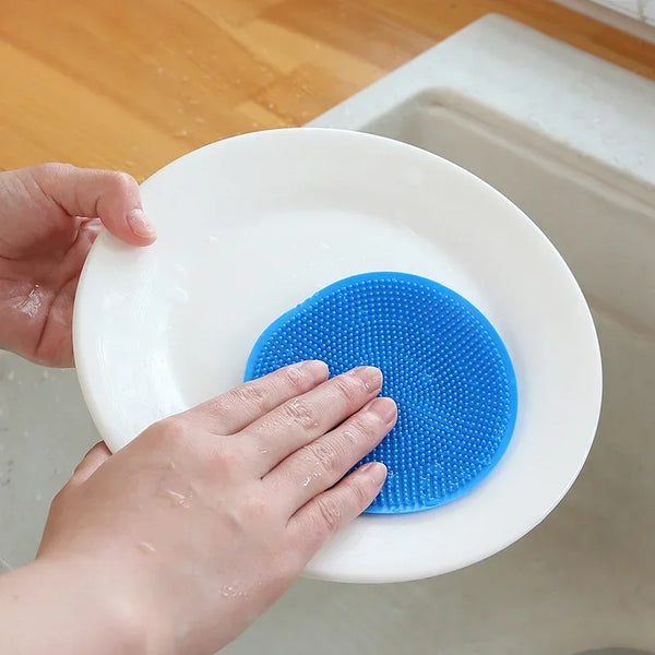 CleanFlex – Silikon-Spülbürste & Multifunktionales Küchenschrubber-Pad