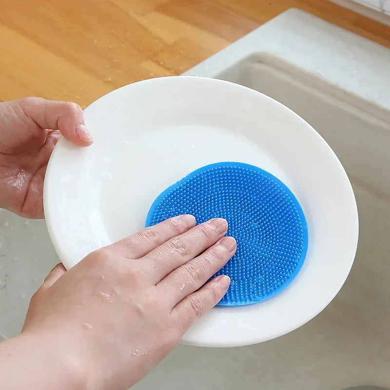 CleanFlex – Silikon-Spülbürste & Multifunktionales Küchenschrubber-Pad